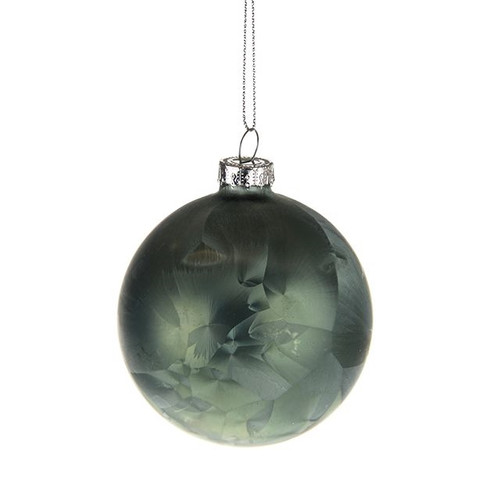 Pearl Green Glass Bauble