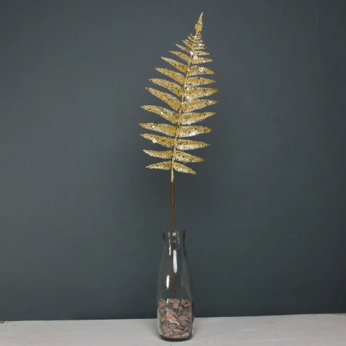 Glitter Fern leaf Gold from Country Baskets