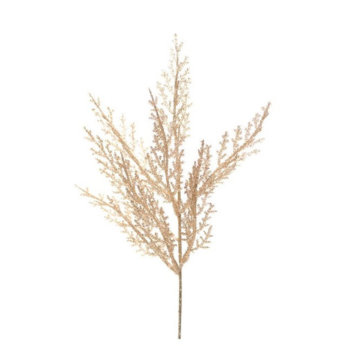 Glittered Cedar Spray Champagne 33 cm from Country Baskets