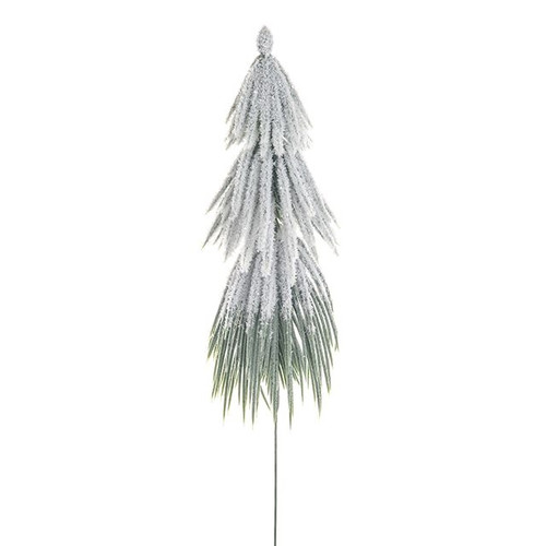 Frosted Pine Pick 33Cm from Country Baskets