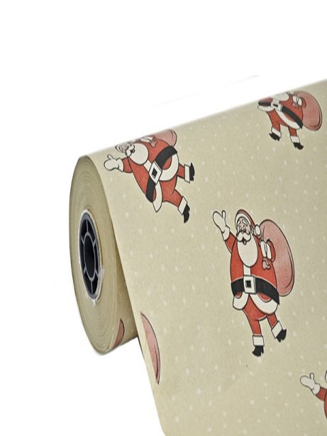 Kraft Paper Roll Santa 3Kg
