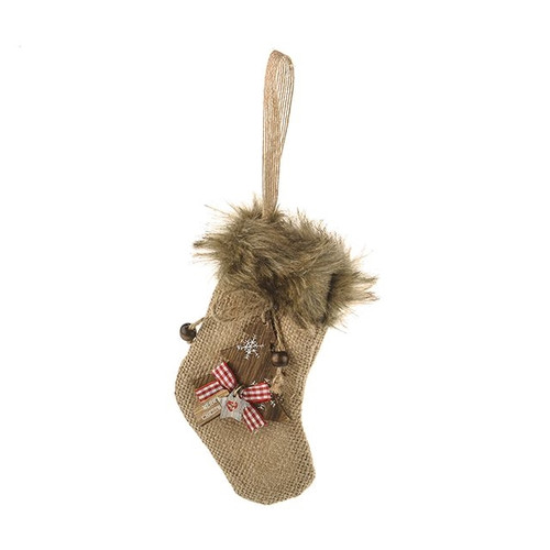 FUR Trim Stocking 10Cm from Country Baskets