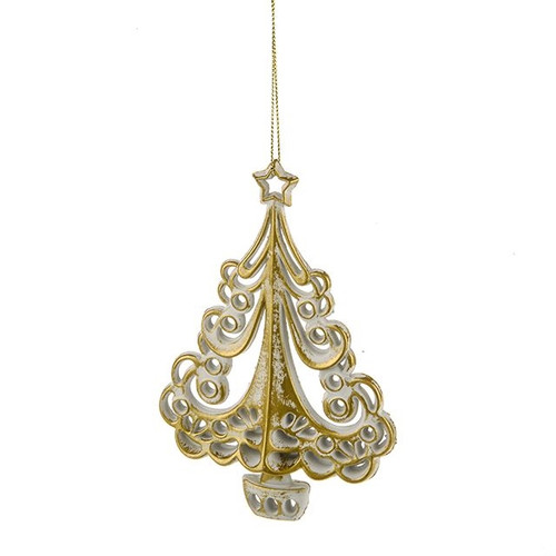 Lattice Tree Decoration Gold from Country Baskets