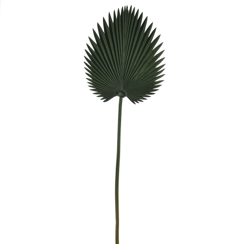 Artificial Dark Green Soft Touch Palm Fan 75cm