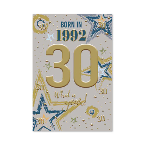 30Th Birthday Card M 2022