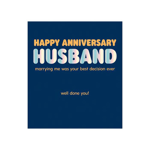Anniversary Husband