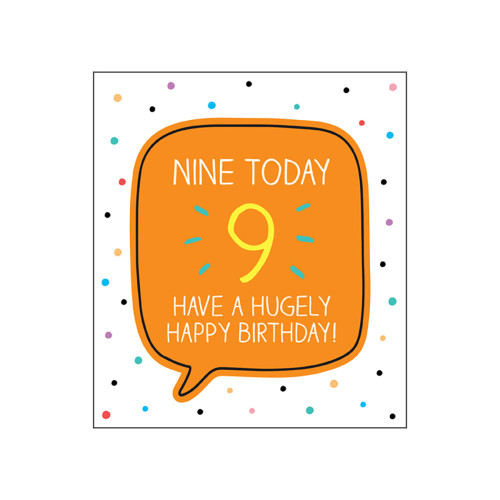 9th Birthday from Country Baskets