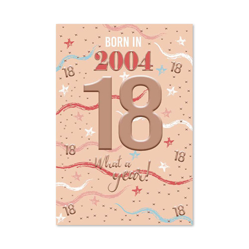 18th Birthday Card M 2022
