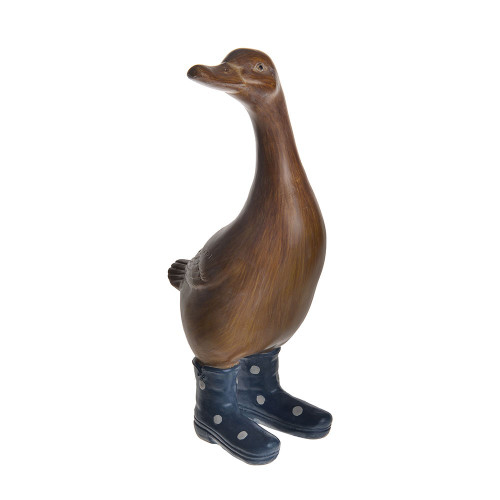 Duck With Blue Wellies 14x13.5x28cm