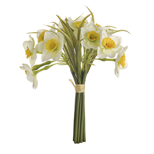 DAFFODIL BUNDLE CREAM AND YELLOW 25CM