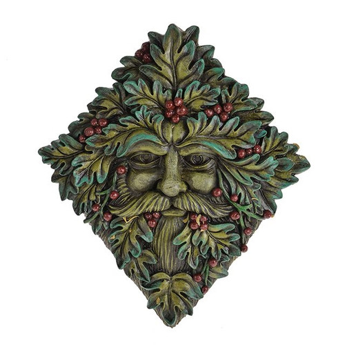 Enchanted Wise Greenman Wall Plaque 24 cm