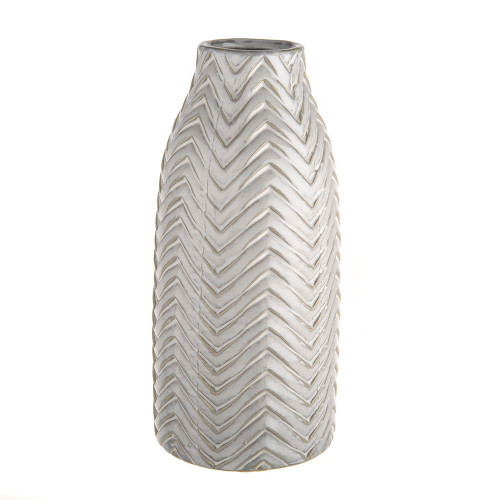 ZigZag Bud Vase Grey 27cm