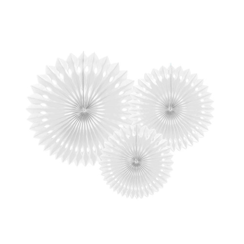 Tissue Fan White 20-30cm Pk 3 from Country Baskets