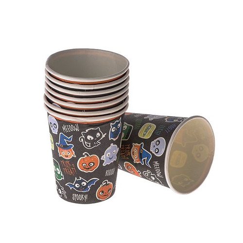 Halloween Party Cups Pk 8