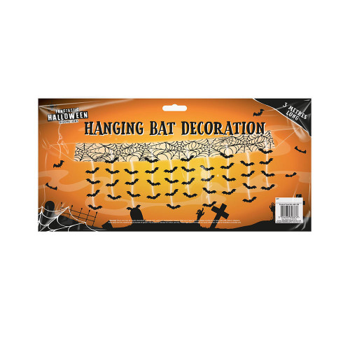 Hanging Bat Decoration from Country Baskets