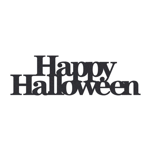 Happy Halloween Black Sign
