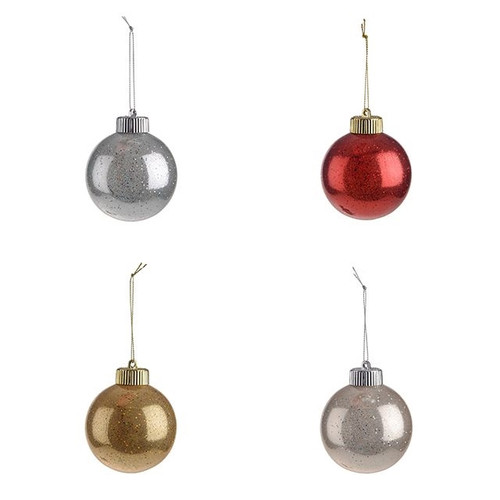 Bauble Sparkly 4 Assorted Trd from Country Baskets
