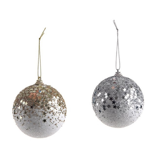 Bauble Glitter 2 Assorted Trd