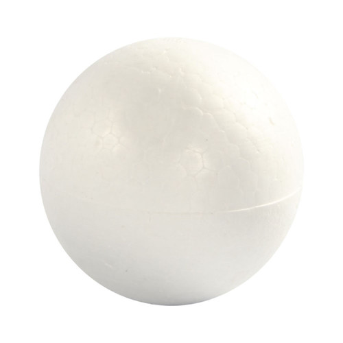 White Polystyrene Balls 7cm