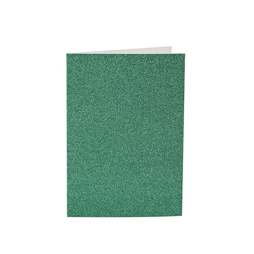 Cards And Envelopes Green Glitter