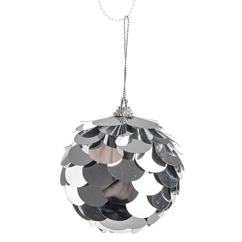 Bauble Silver Big Sequin Design Crf