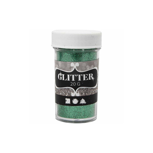 Glitter, green, 20 g/ 1 tub from Country Baskets