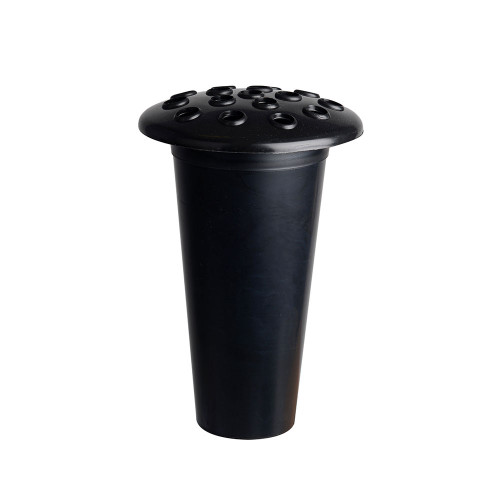 Memorial Long Grave Pot with Black Lid