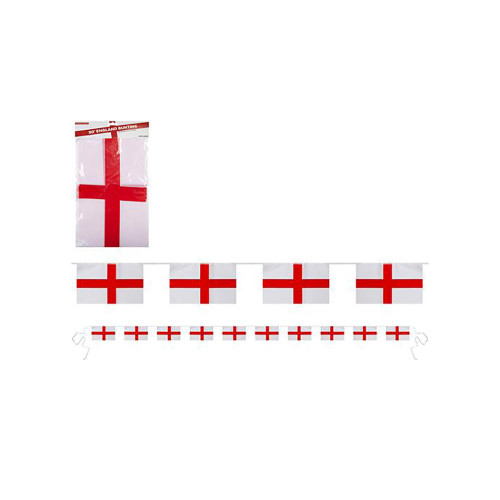 England Flag Bunting 10pc