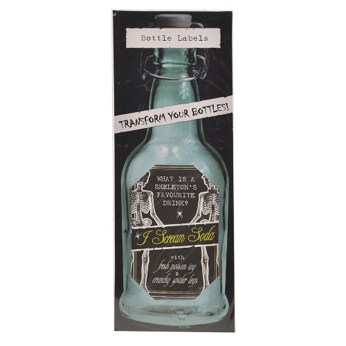 Halloween Bottle Labels