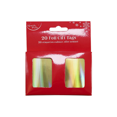 20pk Foil Gift Tags Gold from Country Baskets