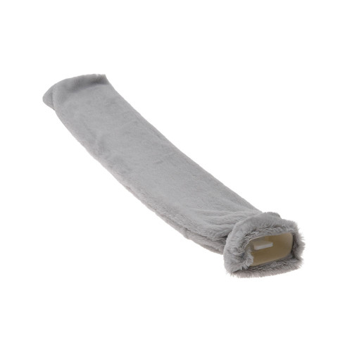Slim Hot Water Bottle Faux Fur Grey from Country Baskets