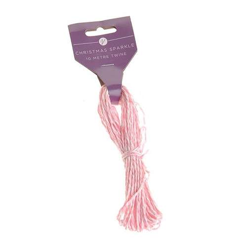 Christmas Sparkle 10M Twine from Country Baskets