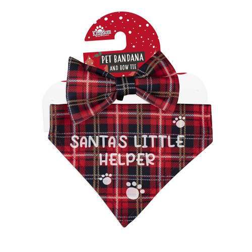 Printed Pet Bandana & Bow Tie from Country Baskets