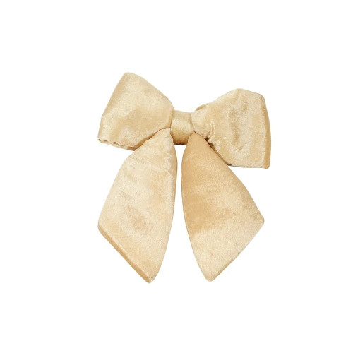 Champagne Plush Bow 16"x19" (48cm) from Country Baskets