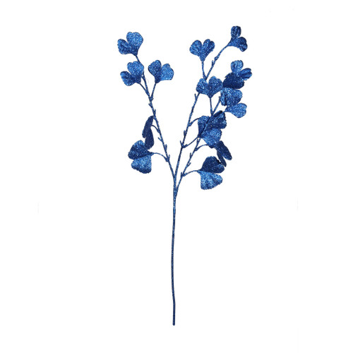 Ginkgo Glitter Stem Blue from Country Baskets