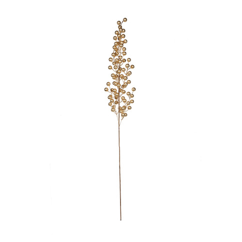 Berry Stem Gold 75cm