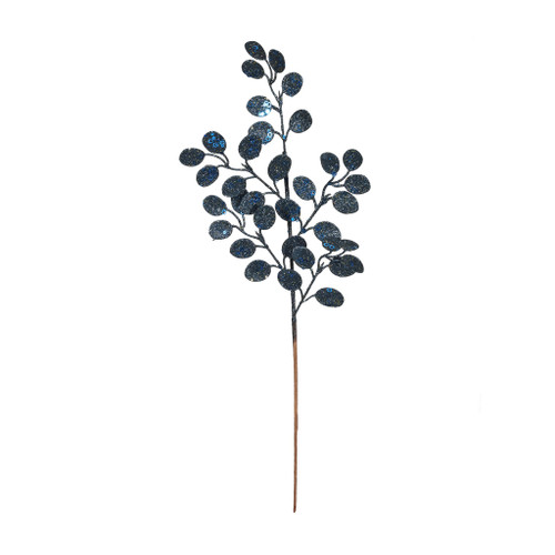 Glitter Eucalyptus stem Navy from Country Baskets