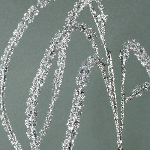 Glitter Amaranthus Spray (Silver) (24/288)