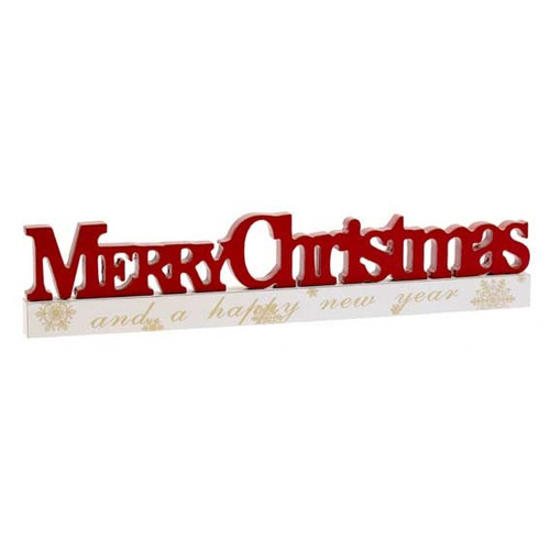 Merry Christmas Wooden Sign (1/12)
