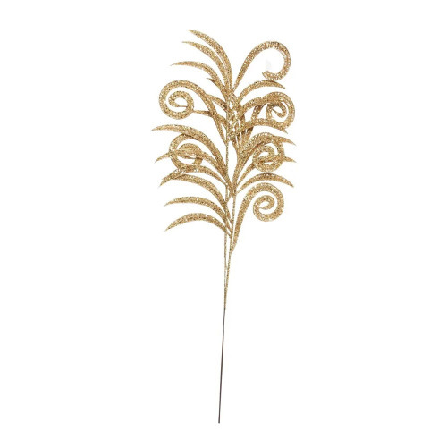 68cm Peacock Fern Spray gold