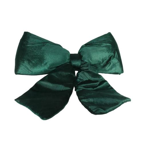 Green Plush Bow 24"X27" (68cm) 