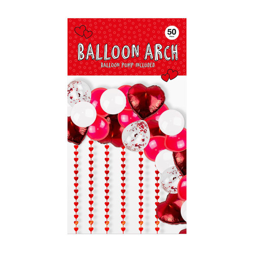 Valentine's Balloon Arch Kit with Pump from Country Baskets
