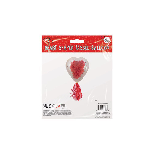Heart-Shaped Tassel Balloon