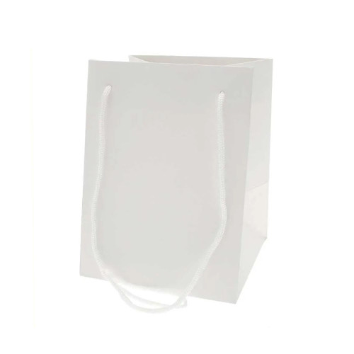 White Hand Tie Bag 19 x 25 cm