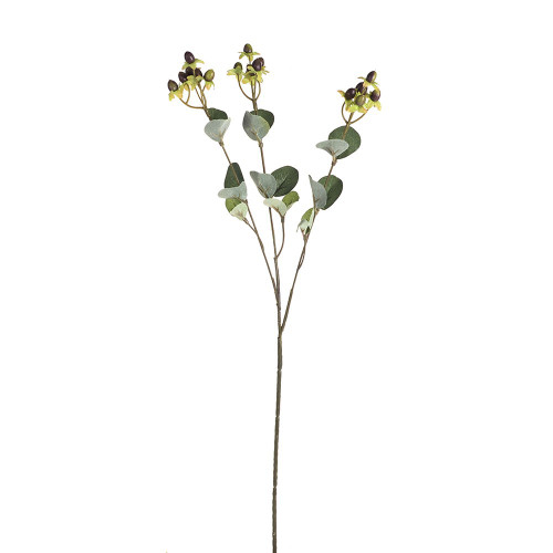 Hypericum Spray Burgundy 62cm