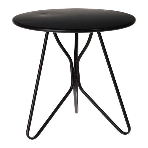 Side Table Black Metal 30cm