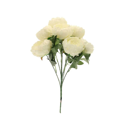 Peony Bunch Cream 7 Head