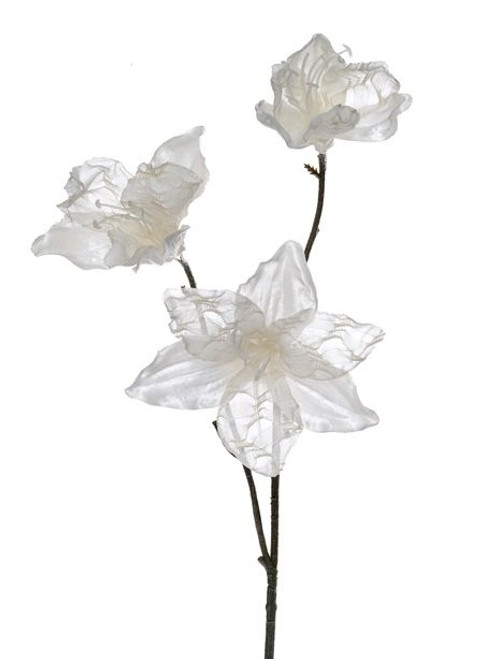 Cream Grace Lily Spray 63cm