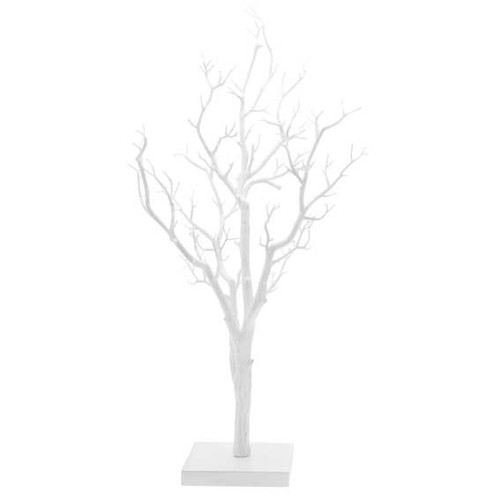 30" Manzanita Wishing Tree W/MDF Base White (1/4)