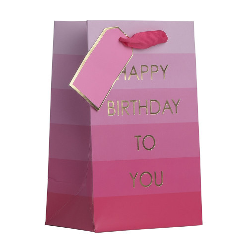 BIRTHDAY PINK SMALL BAG from Country Baskets